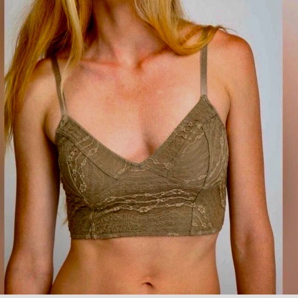 Free People Other - FREE PEOPLE Lace Longline Bralette Size Small NWT!!!